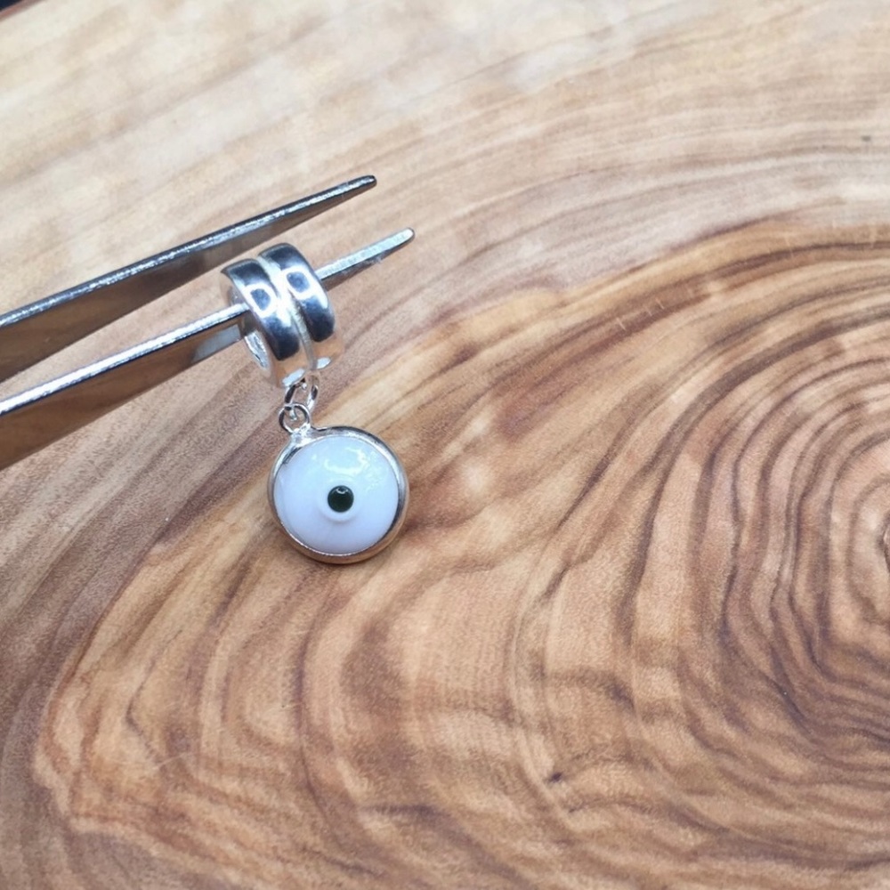 Evil eye 🧿 charm (sterling silver)
